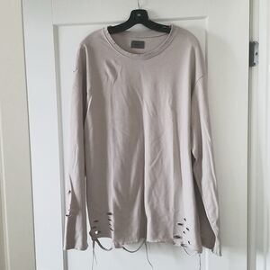 Underwater Khaki Grey Dress Size M